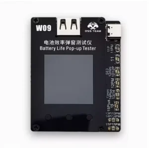 W09 Pro V3 Battery Efficiency Pop-up Tester for iPhone 11-15 Series Modify Battery Efficiency Repair