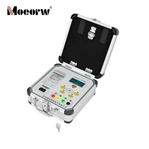 W1105 Digital Earth Resistance Tester 3 4 Terminal Soil Resistivity AC Voltage Portable Battery AC Ground Meter 1 Year