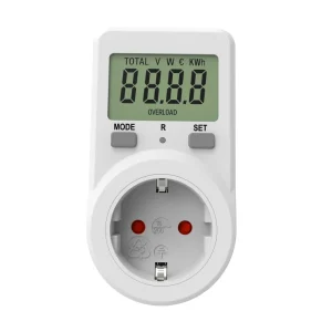 WATTSAVE Household Single Phase Plug Powered Intelligent Power Measuring Instrument 0.1% Accuracy IP22 16A 230V CE Certified