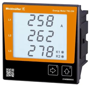 WEIDMULLER 2540910000 ENERGY METER 750 230 Power Measurement display for 1 3 phase Mains