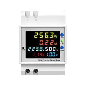 WIFI Power Meter Single Phase Din Rail Electricity Monitor with Intelligent Switch Voltage & Current Electric Energy Meter