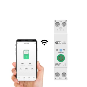 WIFI Smart Switch Circuit Breaker 63A 1P Power Metering Monitoring Timer Relay Leakage protection for Smart Home