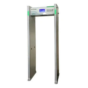 Walk Through Metal Detector Gate Copper Factories High Sensitivity Switchable Anti Theft Security Check Gate