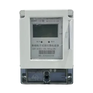 Wall Mount Single Phase Prepaid Energy Meter Card System 220/230V 20(80)A Rental Property Use
