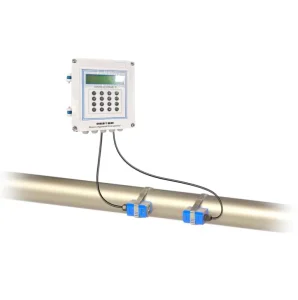 Wall Mounted Ultrasonic Water Flow Meter Liquid Ultrasonic Flow Meter for Heat Energy Measurement