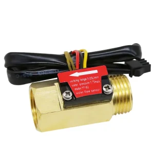 Water Brass Hall Effect Turbine Flow Sensor Meter Turbine Flowmeter