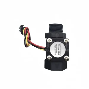 Water Flow Meter 4 point Internal and External Straight Through Flow Meter HZ21FW Plastic Flow Sensor Pulse Output