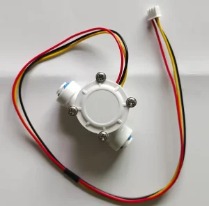 Water Flow Sensor 1/4 3.5-24V 1 in 0.3-6 L/Min Hall Flowmeter Switch Counter YF-s402b