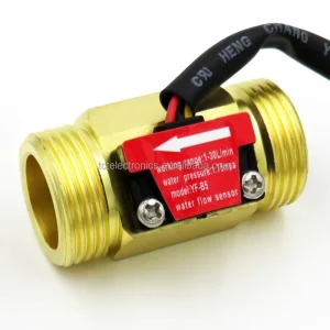 Water Flow Sensor YF B1 YF B3 YF B5 YF B6 Copper G1/2″ Thread Hall Effect Water Flow Sensor Flow Meter Flowmeter