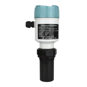 Water Level Ultrasonic Meter Liquid Level Sensor Level Gauge Coaxial Type IP67 Explosion Proof +3mm Accuracy 4 20mA HART Liquid