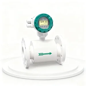 Water Liquids RS485 HART Thread Connection Digital Electromagnetic Flowmeter Accurately Measures Pipe Flow OEM
