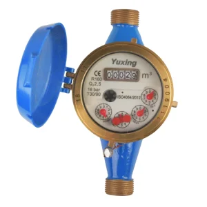 Water Meter R160 Dry Vane Wheel Liquid-sealed Multi Jet Water Meter