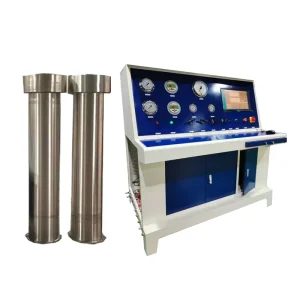 Water Pressure Testing Machine for Gas Tank Oxygen Nitrogen Hydrogen LPG or CO2 Cylinder