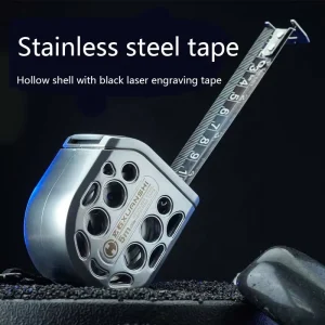 Waterproof 5M/16FT Anti-corrosion Telescopic Metric Ruler Anti Drop and Wear-resistant Stainless Steel Tape Measure