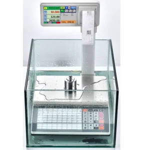 Waterproof Digital Retailer Scales Price Computing Electronic Barcode Grocery Weighing Scale