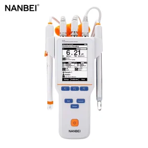 Waterproof Digital Water Multiparameter PH EC TDS Conductivity Testing Function Portable Handheld Device for Laboratory