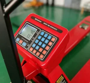 Waterproof Digital Weighing Pallet Jack 3 Ton High Accuracy Electronic Scale Hand Pallet Truck Warehouse Inventory Cart