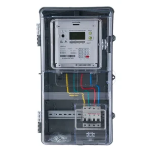 Waterproof PC Polycarbonate Three Phase Smart Electric Meter Box with Circuit Breaker Outdoor Energy Meter Protection Enclosure