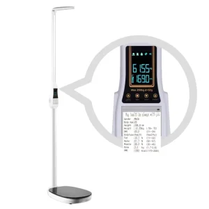Weighing 200kg 100g 210cm Portable Height and Weight Measurement Scale Stadiometer with Weight Scale