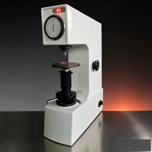 Weight Load Rockwell Hardness Tester with Motorized Load Unload Weight Force Rockwell Durometer for Heat Treatment Workpiece