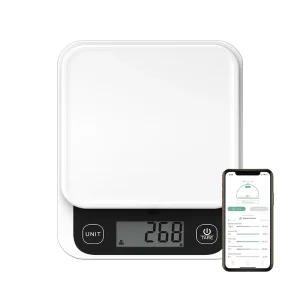Welland Digital Kitchen Scale Multifunction Electronic Kitchen Digital Weighing Food Scale