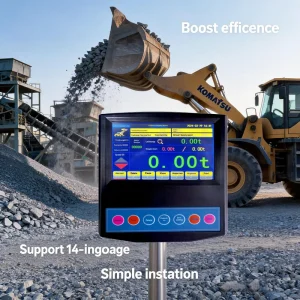 Wheel Loader Digital Scale Weigh Loading No Weighbridge CE 1year Warranty LCD OEM QH9000A for XCMG SDLG Liugong