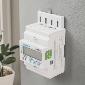 WiFi 3 Phase Electric Energy Meter Digital Power Wattmeters with Pulse Watt Hour Meter Electric Power Meter