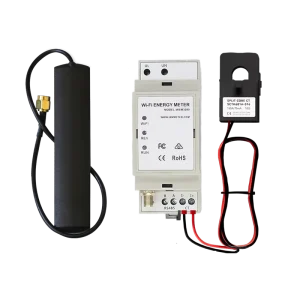 WiFi Bidirectional DIN Rail Modbus TCP/RTU Single Phase Electricity Meter Lifetime Basic Cloud Service WEM3080