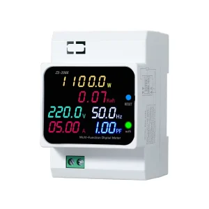 WiFi Din Rail Multi-Function Digital Meter MY-2066 AC Voltage Current Power Energy Frequency Power Factor Monitor