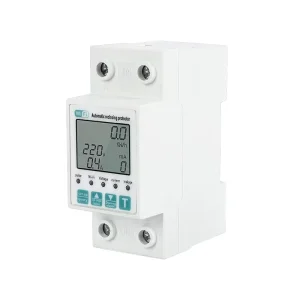 WiFi Smart 220V Electronic Energy Meter 80A Single Phase Accuracy Class 1 LCD Display Over Under Voltage Leakage Protection