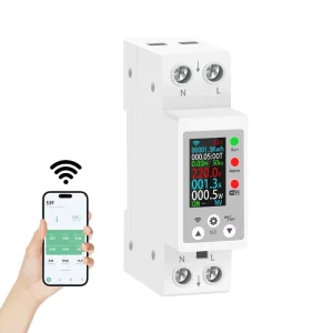 WiFi Smart Energy Meter Single Phase Digital Power Meter Remote Control KWh Meter with Mobile App