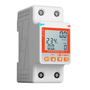 WiFi Smart Remote Control Real-time Data Display Energy Power kWh Meter Over Under Voltage Protector