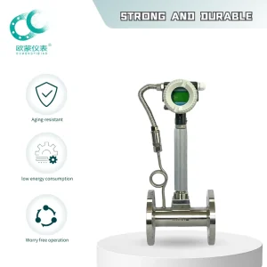 Wide Range Stainless Steel Vortex Flow Meter for Oil Air Gas Liquid Smart 4-20mA RS485 0.5% Accuracy Industrial Process