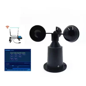 Wifi 4G Lora Lorawan RS485 High Precise Plastic Pulse Wind Speed Meter Sensor Anemometer Detector Kit