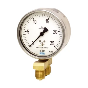 Wika for Pin Gauge Differential Pressure Gauges Models 716.11 and 736.11 High Accuracy for Very Low Pressures Down to 2.5 Mbar