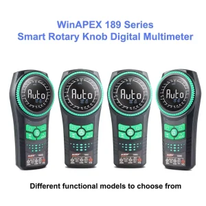 WinAPEX 189C Auto Multimeter Digital New Design 6000 Count NCV True RMS HD Display Smart Rotary Knob Digital Multimeter Handheld