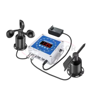 Wind Speed Alarm Instrument Sound and Light Voice Remote Real time Monitoring Alarm Anemometer Sensor Large Screen Display