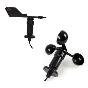 Wind Speed Direction Sensor Three Cups Meteorological Site Tower Crane Mine 485 Measuring Instrument High Precision Anemometer