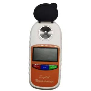 Wine Refractometer 0-50.0% Brix Digital with ATC Function Handheld Meter for Alcohol Content Measurement Wine