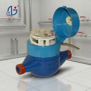 Wired Digital Photoelectric Multi Jet Brass Water Meter 15mm IP68 Class B Residential Commercial Use