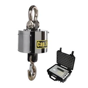 Wireless Digital Crane Scale with Mini Printer LCD Remote Display for Industrial Warehouse Heavy Duty Lifting Weighing