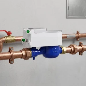 Wireless Remote Reading STS Prepaid Water Meter Brass Body DN15 Smart Digital Token Keypad CIU Residential Smart Flow