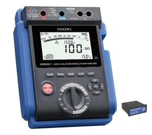 Wireless Set of Electronic Insulation Resistance Meter IR5051-90 with Dedicated Range for PV