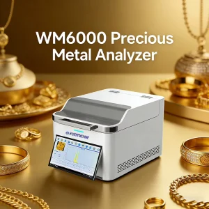 WiserMachine Jewelry Store Drainage Gold Testing Device 74 Elements Analysis High Precision XRF Machine HD Camera 5 60Sec Time