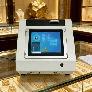 Wisermachine Manufacturer Supplied X ray Spectrometer Gold Tester 0.05% 0.1% Accuracy 10 60sec Portable Warranty