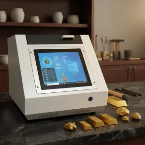 Wisermachine Rapid High Precision X Ray Spectrometer with HD Camera for Gold Purity Testing in Jewelry & Refineries
