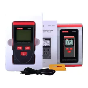 Wt311 Digital Display Impedance Resistance Meter Anti Static Surface Resistance Tester 1-Year IP67 Protection 0.1 Accuracy