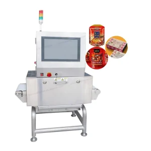 X Ray Metal Detector for Food Industry Foreign Objects Detection IP67 High Protection Auto Metal Inspection Machine