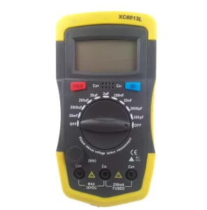 XC6013L Digital Capacitance Meter Capacitor Tester MF UF Circuit Gauge Capacitance Meter Tester