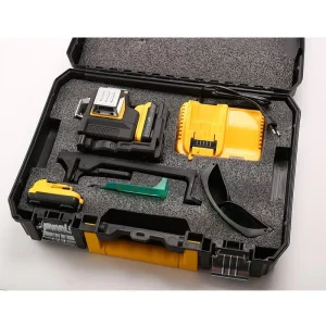 XINRONG 16 Lines 4D Green Beam Laser Level High Brightness Professional Self Leveling Surveying Instrument 2x 21V Batteries DIY